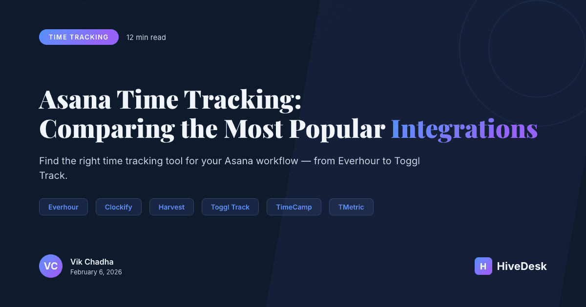 Asana Time Tracking — Best Integrations Compared (2026)