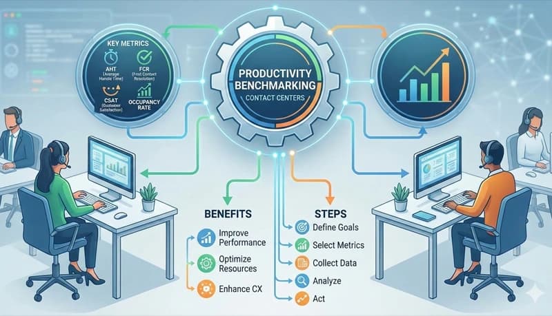 Call Center Productivity Benchmarks — What to Measure