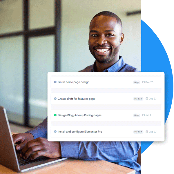 HiveDesk task management and time tracking within scheduled shifts