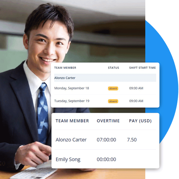 HiveDesk timesheet reports for IT managed services billing