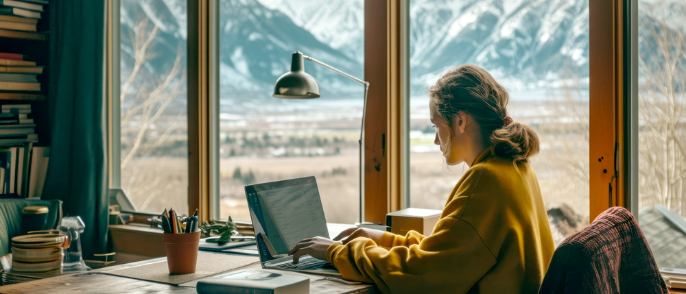 Ideal work from home setup