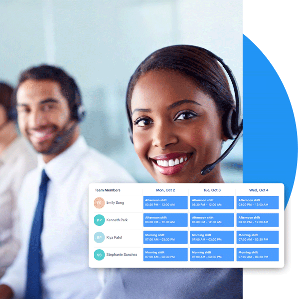 Shift scheduling software for Call centers