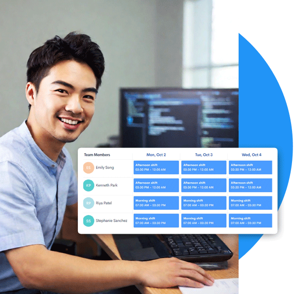 Employee shift scheduling software