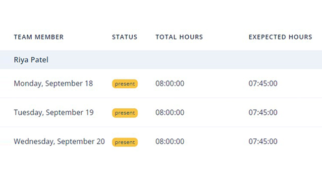 Simplify attendance tracking